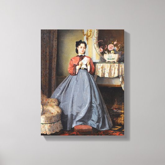 Toile Lettre d'amour d'août Toulmouche (Recto)