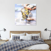 Toile Lettre d'anniversaire B Steampunk (Insitu(Chambre))