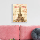 Toile Lettre de Paris (Insitu(Salon))