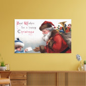 Toile Lettre de voeux de Noël (Insitu(Salon))