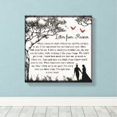 Toile Lettre du Ciel (Insitu (Plancher de Bois))