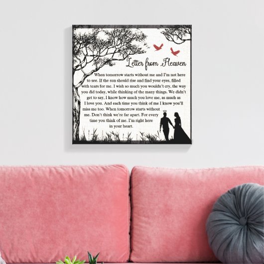 Toile Lettre du Ciel (Insitu(Salon))