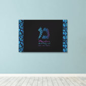 Toile Lettre hébraïque Mem Carte d'entrée mémoire Bat mi (Insitu (Plancher de Bois))