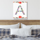 Toile Lettre Initiale A, Monogramme Moderne Design (Insitu(Chambre))