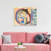 Toile Lettre initiale 'V' Visio Abdie (Insitu(Salon))