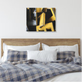 Toile LETTRE Jeu Jeux de Construction Bâtiment Canvas (Insitu(Chambre))