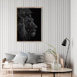 Toile Lettre numérique moderne noir et blanc Art Photo L<br><div class="desc">LETTRE numérique moderne noir et blanc Art Photo Lion toile Imprimer</div>