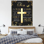 Toile Lettre personnalisée à mon fils (Insitu(Chambre))