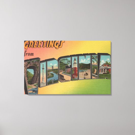 Toile LETTRE Vaste DE Virginie ScènesVirginie 4 (Recto)