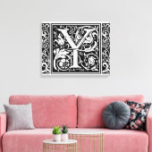 Toile Lettre Y Monogramme médiéval Art Nouveau (Insitu(Salon))