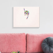 Toile Lettre 'YOD' (Insitu(Salon))