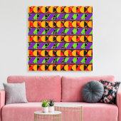 Toile Lettres aléatoires (Insitu(Salon))