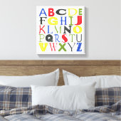 Toile Lettres de couleur vive de Megan Meagher (Insitu(Chambre))
