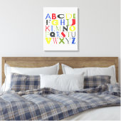 Toile Lettres de couleur vive de Megan Meagher (Insitu(Chambre))