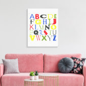 Toile Lettres de couleur vive de Megan Meagher (Insitu(Salon))