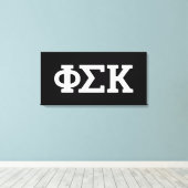 Toile Lettres Phi Sigma Kappa (Insitu (Plancher de Bois))