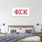 Toile Lettres Phi Sigma Kappa (Insitu(Chambre))