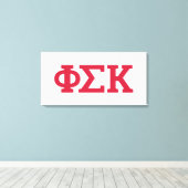 Toile Lettres Phi Sigma Kappa (Insitu (Plancher de Bois))