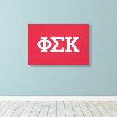 Toile Lettres Phi Sigma Kappa (Insitu (Plancher de Bois))
