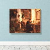 Toile L'étudiant en chimie et en pharmacie (Insitu (Plancher de Bois))