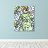 TOILE L'EUROPE EN REINE, 1588 (Insitu (Plancher de Bois))