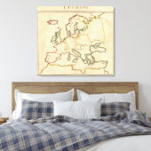 Toile L'Europe par religion (Insitu(Chambre))