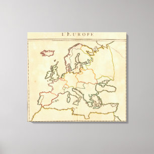 Toile L'Europe par religion