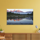 Toile Lever de soleil à Schwabacker Landing à Grand Teto (Insitu(Salon))