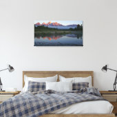 Toile Lever de soleil à Schwabacker Landing à Grand Teto (Insitu(Chambre))