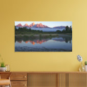 Toile Lever de soleil à Schwabacker Landing à Grand Teto (Insitu(Salon))