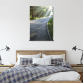 Toile Lever de soleil à travers le brouillard le long de (Insitu(Chambre))