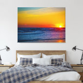 Toile Lever de soleil au-dessus de l'océan Atlantique et (Insitu(Chambre))