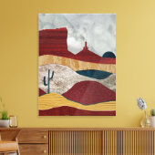 Toile Lever de soleil dans le désert (Insitu(Salon))