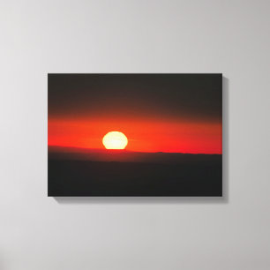 Toile Lever de soleil en Dordogne