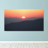 Toile Lever de soleil lointain (Insitu (Plancher de Bois))