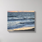 Toile Lever de soleil majestueux sur l'océan (Recto)