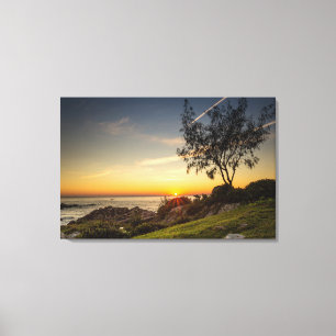 Toile Lever de soleil sur la plage Armação, Brésil