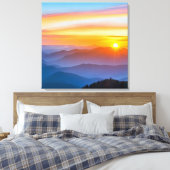 Toile Lever de soleil sur les montagnes (Insitu(Chambre))