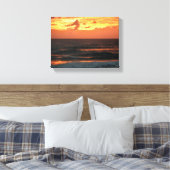 Toile Lever de soleil vif sur l'océan (Insitu(Chambre))