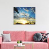 TOILE LEVER DU MATIN (Insitu(Salon))