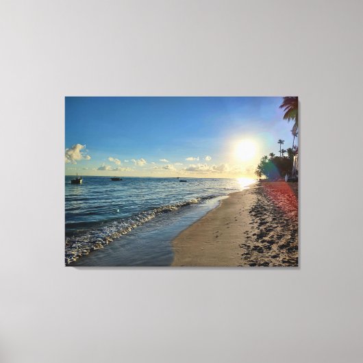 TOILE LEVER DU SOLEIL À BAVARO (Recto)