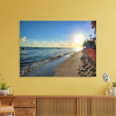 TOILE LEVER DU SOLEIL À BAVARO (Insitu(Salon))