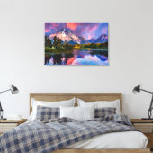 Toile Lever du soleil à Oxbow Bend (Insitu(Chambre))