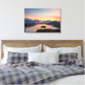Toile Lever du soleil au-dessus du lac Bled (Insitu(Chambre))