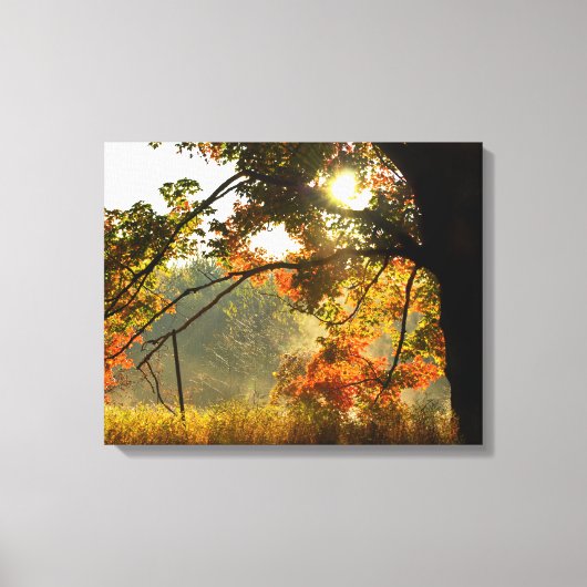 Toile Lever du soleil d'automne (Recto)