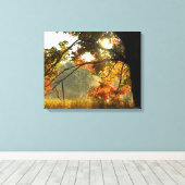Toile Lever du soleil d'automne (Insitu (Plancher de Bois))
