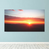 Toile Lever du soleil doré (Insitu (Plancher de Bois))