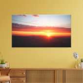 Toile Lever du soleil doré (Insitu(Salon))