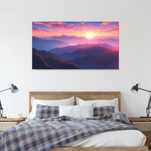 Toile Lever du soleil du matin (Insitu(Chambre))
