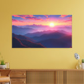 Toile Lever du soleil du matin (Insitu(Salon))